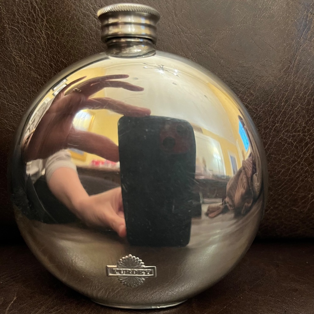 ***PURDEY Flask Pewter NEW IN BOX*** - Picture 3 of 4